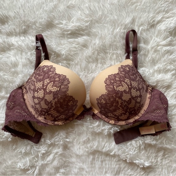 Victoria’s Secret - Dream Angels Push up bra - lavender lace 32D - Picture 12 of 13